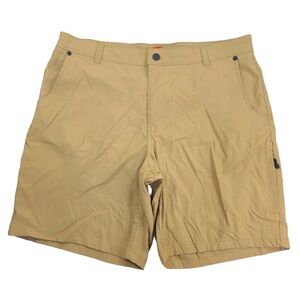 Merrell Tech Shorts Mens Sz 36 Brown Tan Shorts Lightweight Outdoor Hiking NWOT